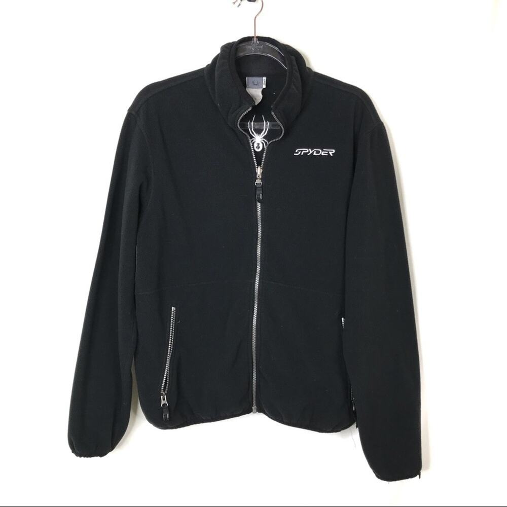 3/$30 Spyder | Men's Black Full Zip Fleece Jacket M